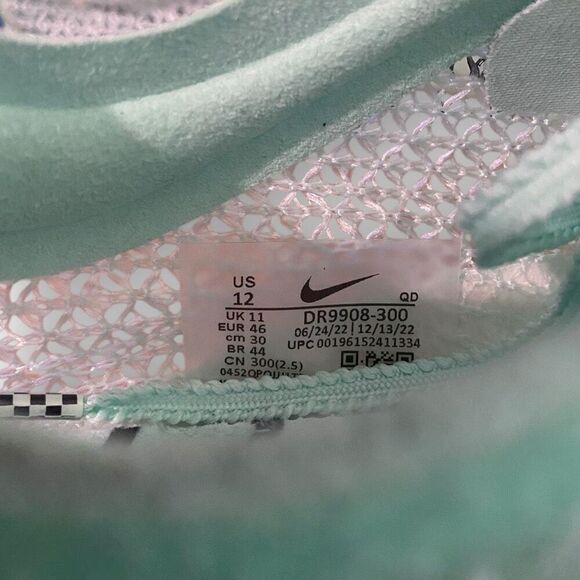 Nike Air Zoom Victory Track Spikes Mens 12 Mint Foam Distance DR9908-300 New - Picture 7 of 12